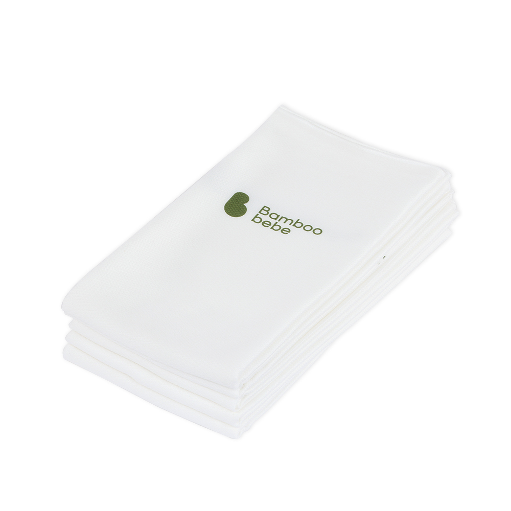 밤부베베 대나무 시그니처 사각 기저귀, 퓨어(화이트), 5개